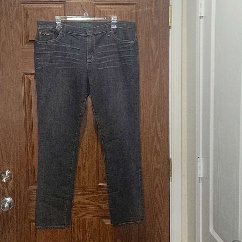 Ralph Lauren Premium Jeans Black Size 16